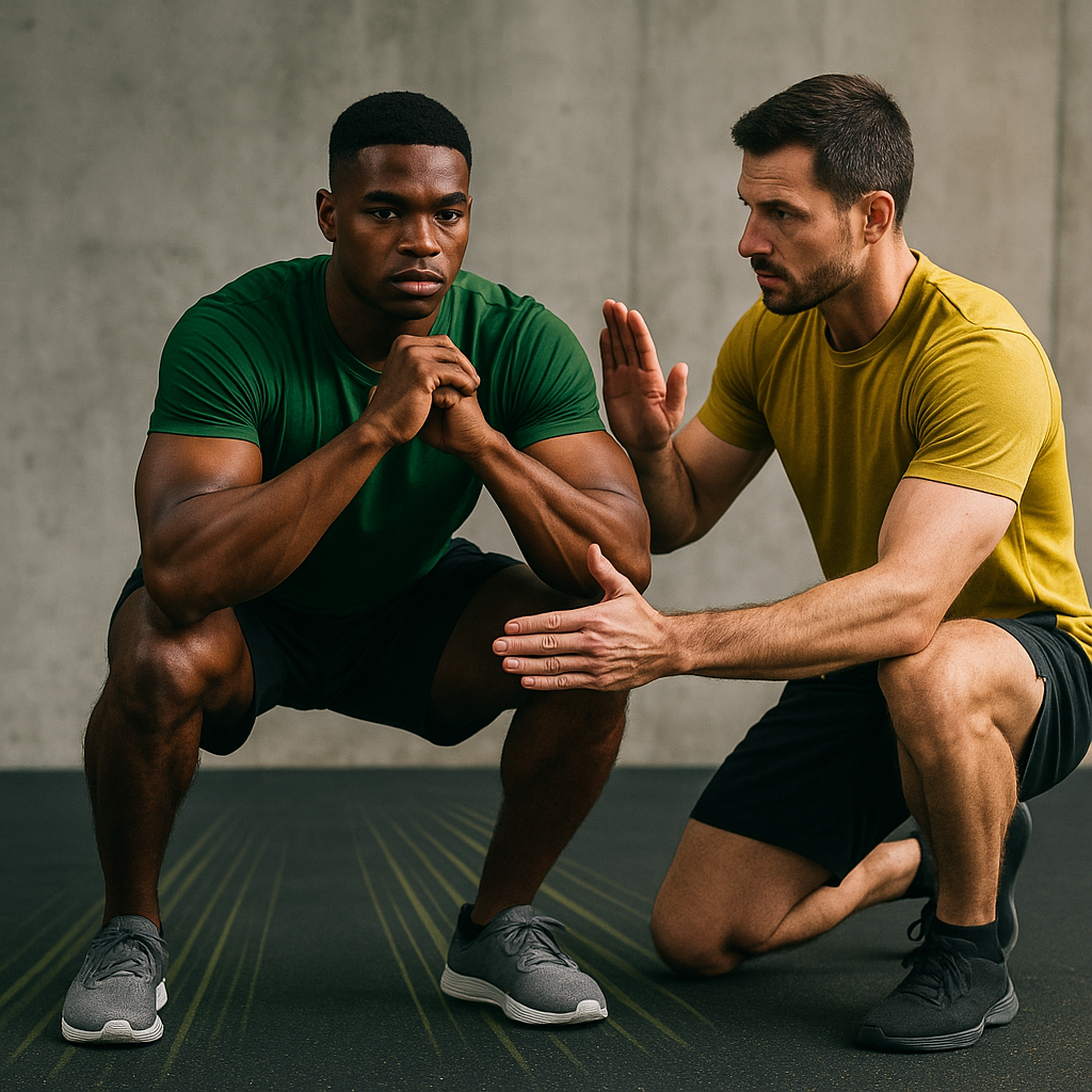 knee valgus correction mirror feedback