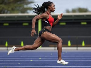 Knee Lift in Sprinting: Trinidadian athletes training high-speed sprint mechanics