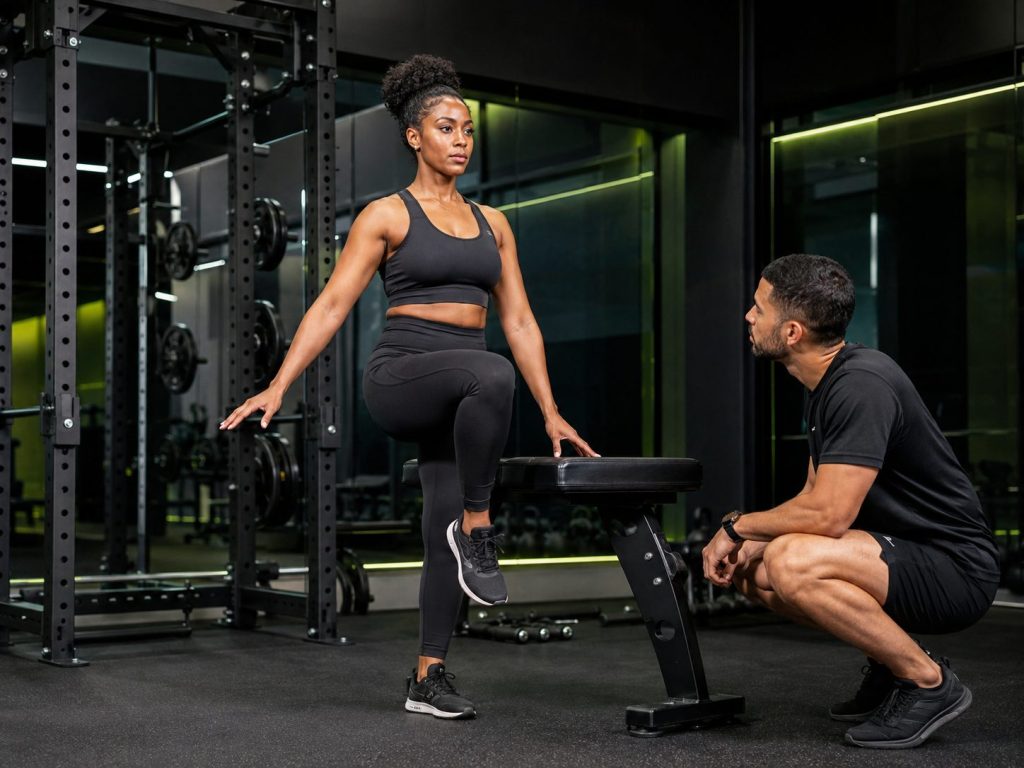 Knee Pain Assessment: single-leg balance test for whole-body control