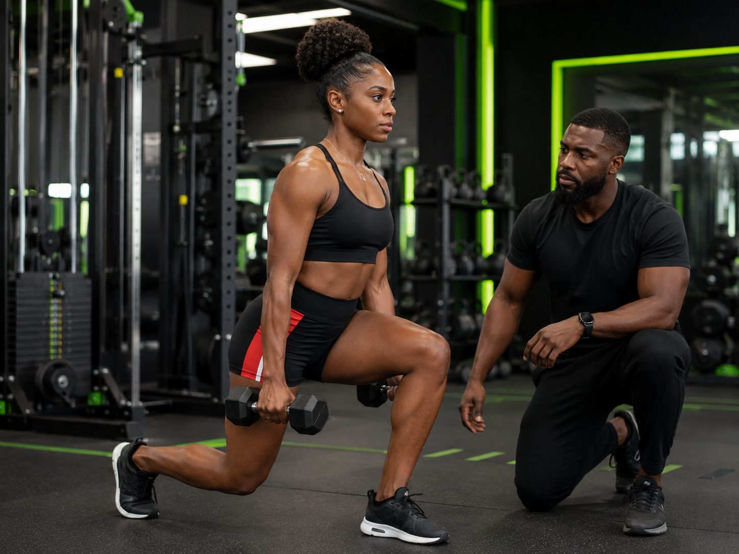 Creatine and Women’s Health: Trinidadian female athlete completing strength training